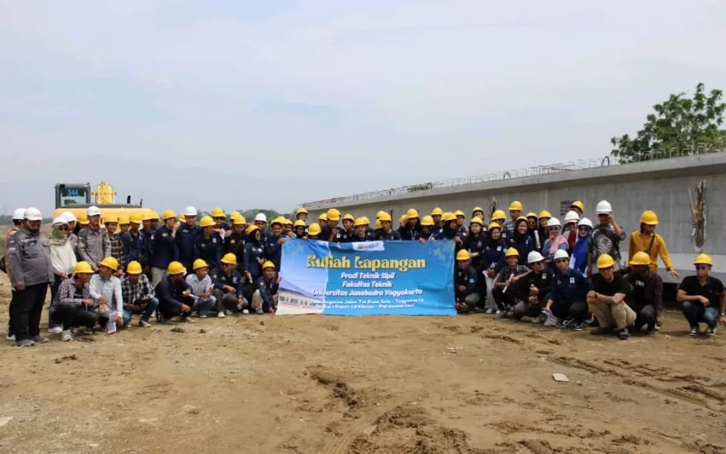 Mahasiswa Teknik Sipil UJB Laksanakan KKL di Proyek Tol Yogya-Solo